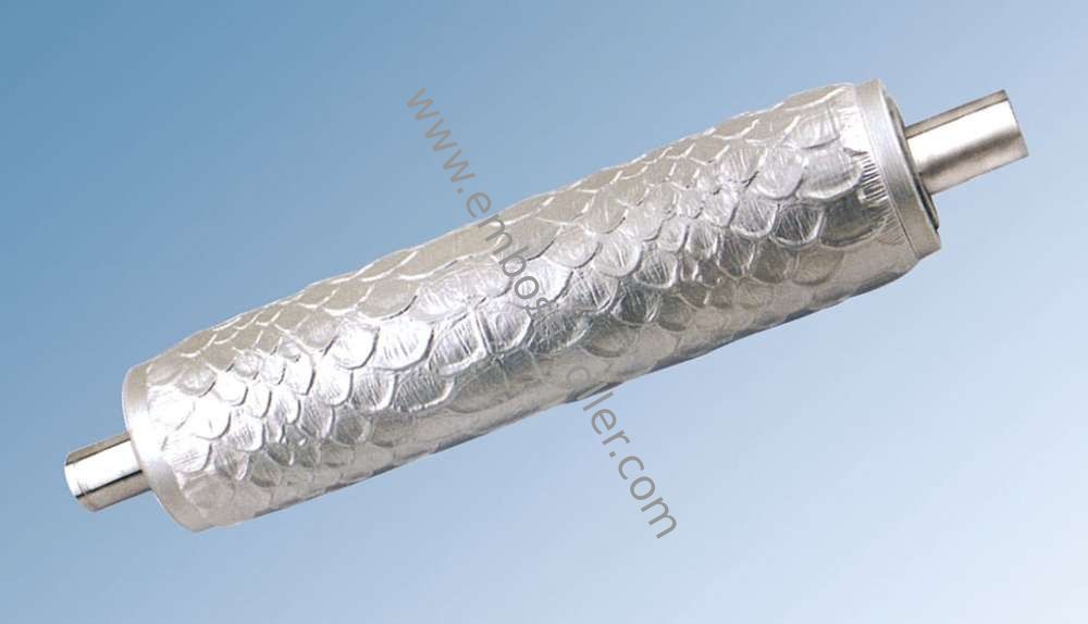 Rodillo del nudo del acero de aleación para la grabación en relieve superficial del plástico, de cuero artificial